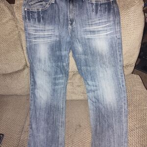 Rock & Republic Men's Light Blue Relaxed Jeans